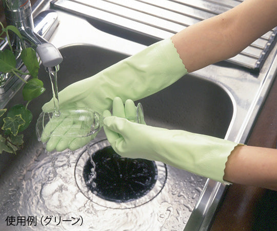 비닐 뒷머리가 달린 장갑 중간 두꺼운 S 핑크 1쌍 111-SP 1쌍