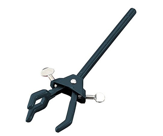 Color double opening clamp, small, black, 1 piece