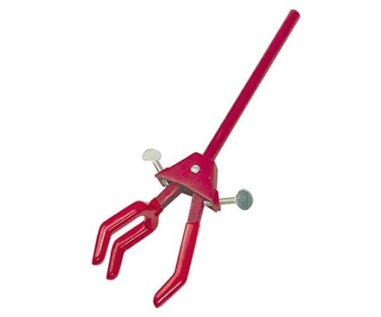 Color double opening clamp, medium, red, 1 piece