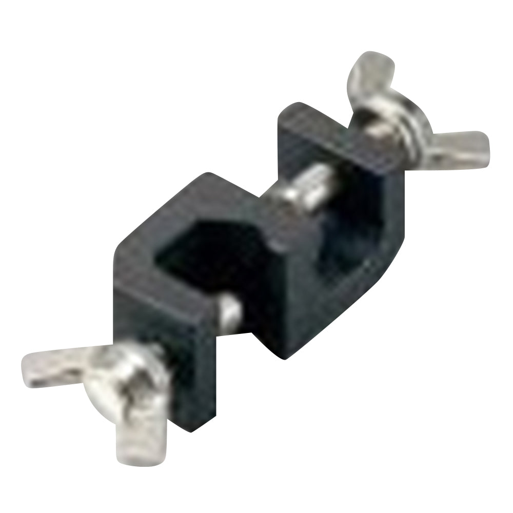 Experimental equipment holder, square muff, black, 1 piece