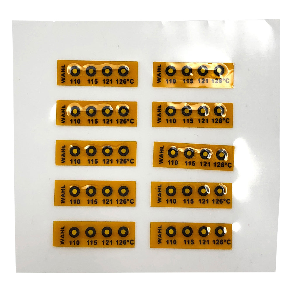 진공용 템프 플레이트(불가역성) 4점 표시 1상자(10장입) 450-110 1상자(10장입)