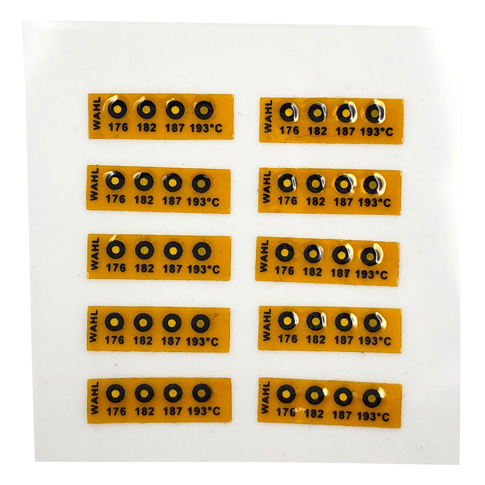 진공용 템프 플레이트(불가역성) 4점 표시 1상자(10장입) 450-176 1상자(10장입)