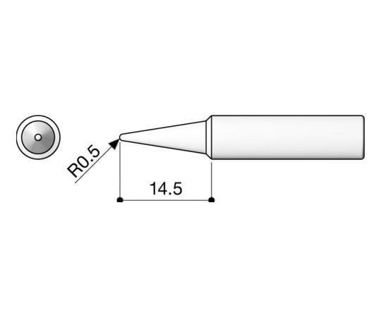 Replacement tip for soldering iron T18-B 1 piece