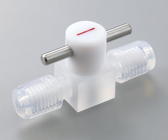 Miniature CTFE 2-way cock (tube connection type) B-3-2 1 piece