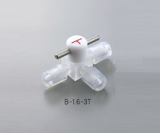 Miniature CTFE 3-way cock (tube connection type) B-1.6-3T 1 piece