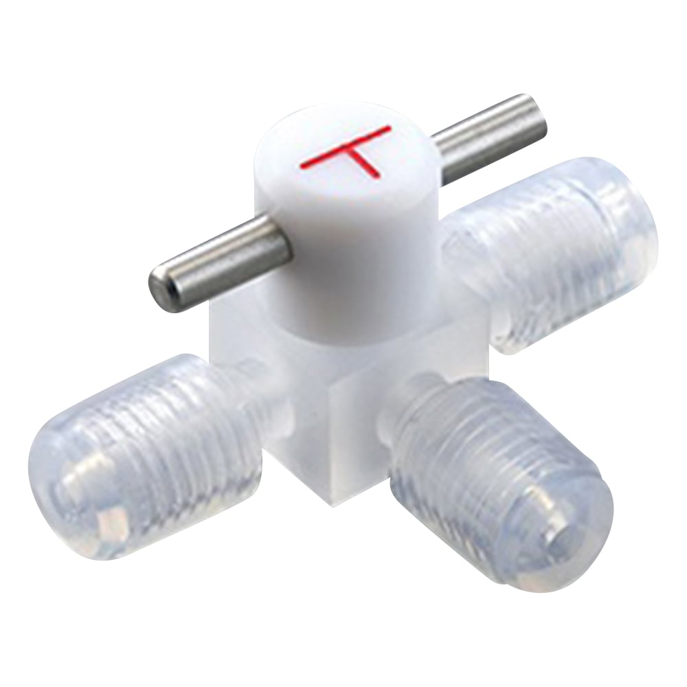 Miniature CTFE 3-way cock (tube connection type) B-1.6-3T 1 piece