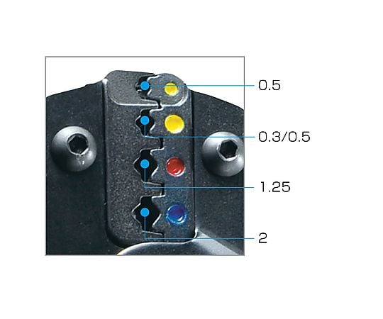 圧着工具　絶縁被覆付圧着端子用　P-743 1個