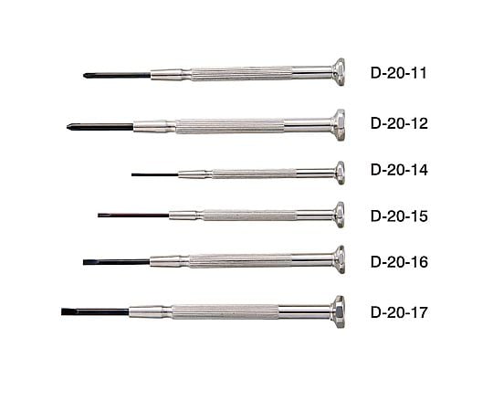 精密ドライバーセット　D-20 1セット