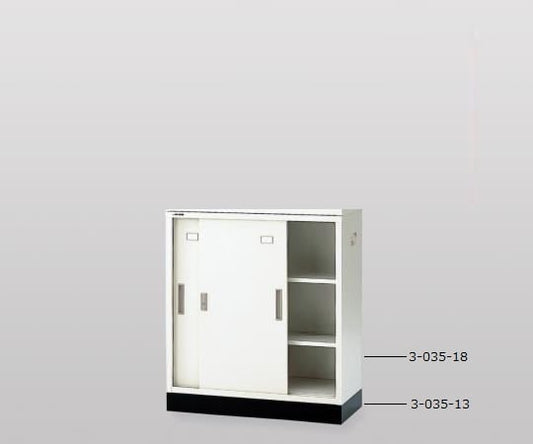 耐薬引違保管庫　スチール戸　880×400×880mm　N-90D・OW 1台