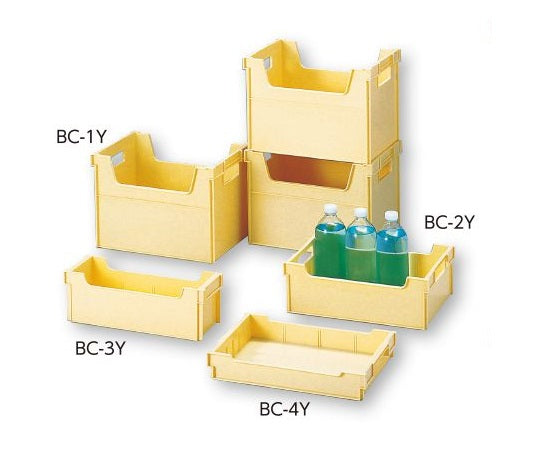 薬品コンテナー　236×337×55mm　持ち手付き　BC-4Y 1個