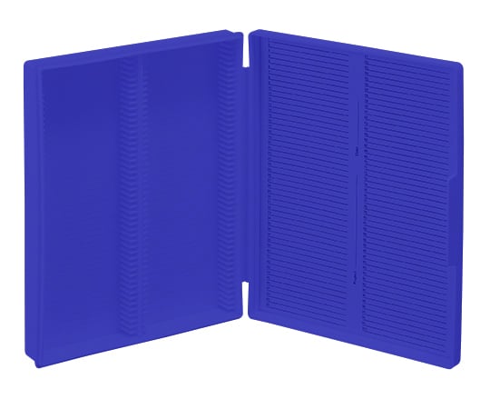 현미경 슬라이드 박스 블루 82024-608 1 개