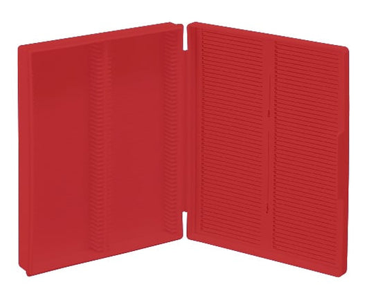 현미경 슬라이드 박스 레드 82024-610 1 개