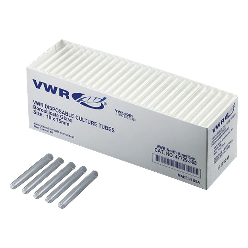 Disposable round bottom tube (straight opening) 250 tubes x 4 boxes 47729-568 1 case (250 tubes x 4 boxes)