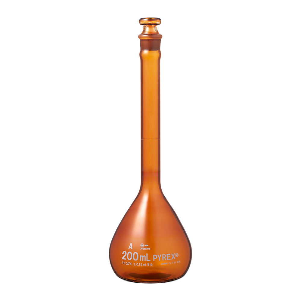 Measuring flask (JIS standard) 200mL 55640JIS-200 1 piece