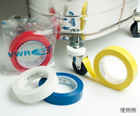 クリーンルーム用ビニールテープ　赤　22221-083 1巻
