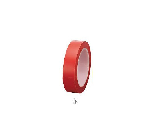 クリーンルーム用ビニールテープ　赤　22221-083 1巻