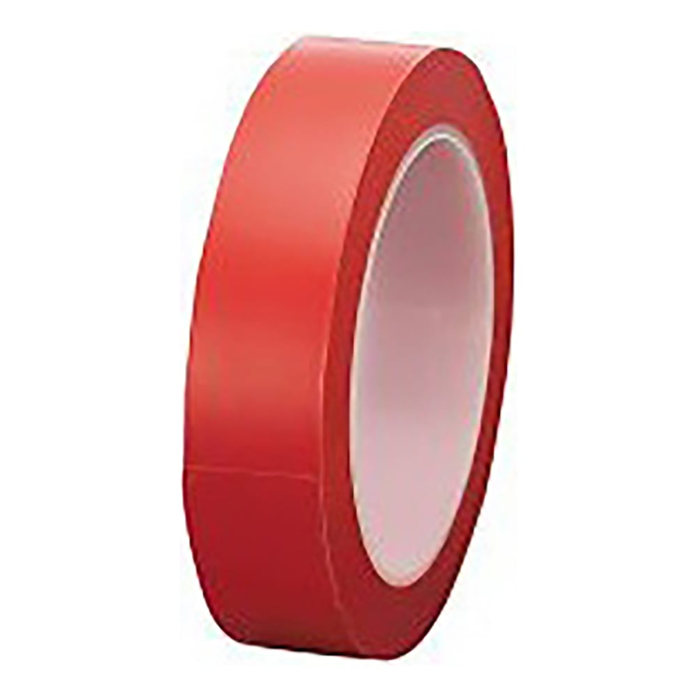 クリーンルーム用ビニールテープ　赤　22221-083 1巻