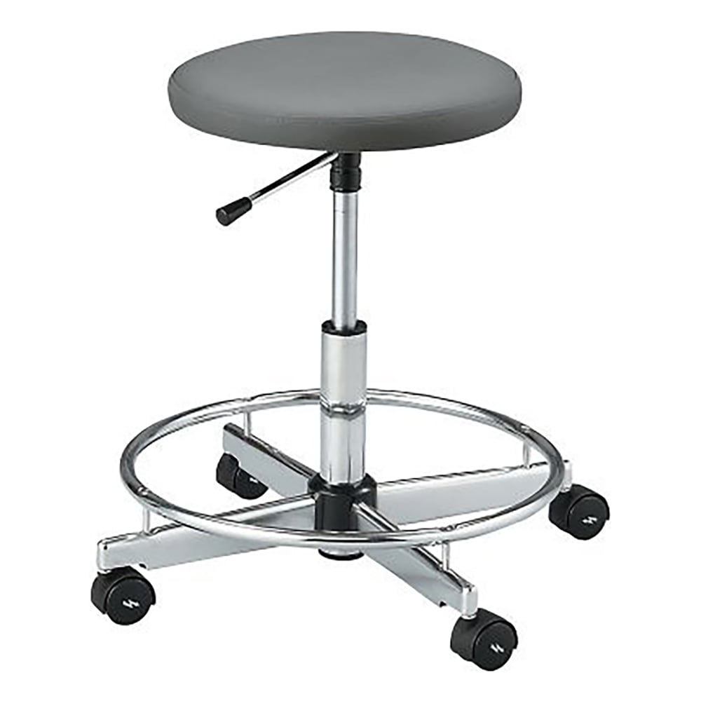 Cleanroom antistatic chair (Class 100 compatible) with ring, black, CR-84B, 1 piece