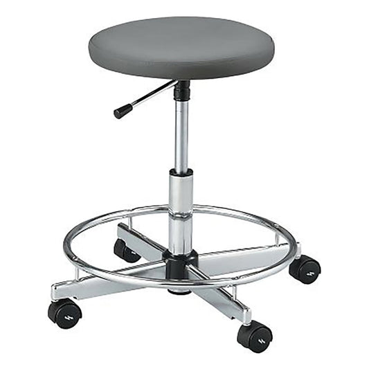 Cleanroom antistatic chair (Class 100 compatible) with ring, black, CR-84B, 1 piece