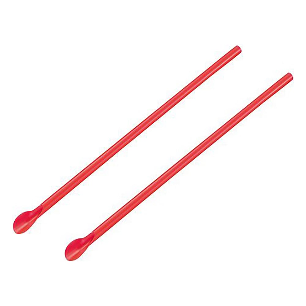 숟가락 빨대(디스포타입) 레드 500개입 1상자(500개입)