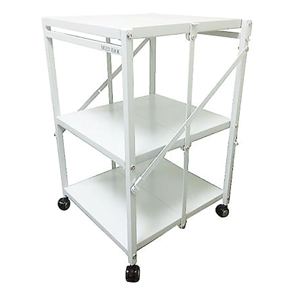 折りたたみ式スチールラック（ワンタッチタイプ）　棚板3段　DS 1台