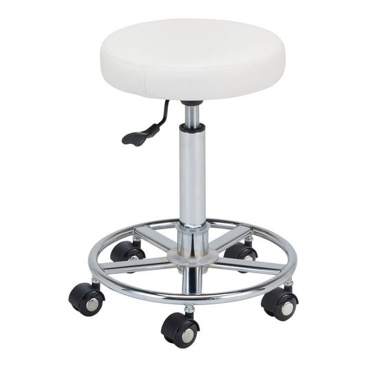 Color Trend Chair, Backless, White, CTC, 1 piece