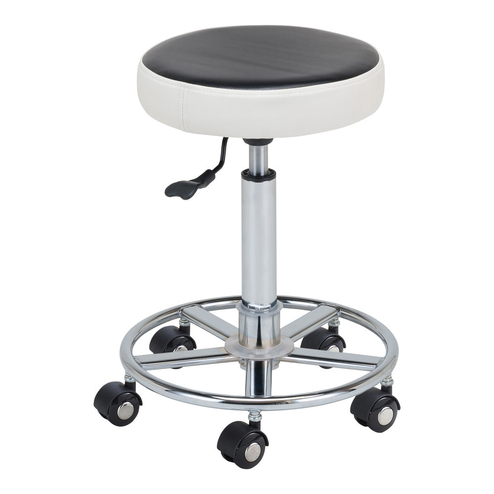 컬러 트렌드 의자 등받이 없음 블랙 CTC 1 다리