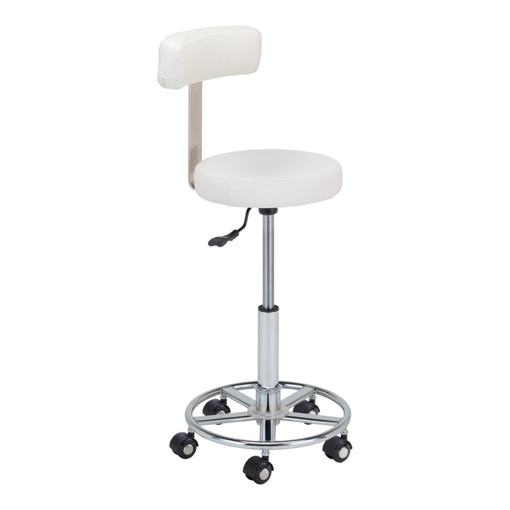 Color Trend Chair with Backrest, White, CTC-B, 1 piece