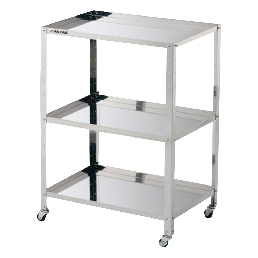 테두리가 있는 스테인리스 왜건 대형 3단 610×410×809mm 테두리가 있는 대형 3단 1대