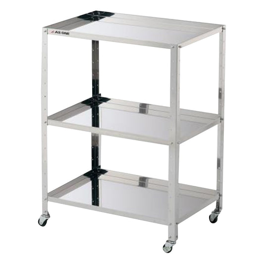 테두리가 있는 스테인리스 왜건 대형 3단 610×410×809mm 테두리가 있는 대형 3단 1대