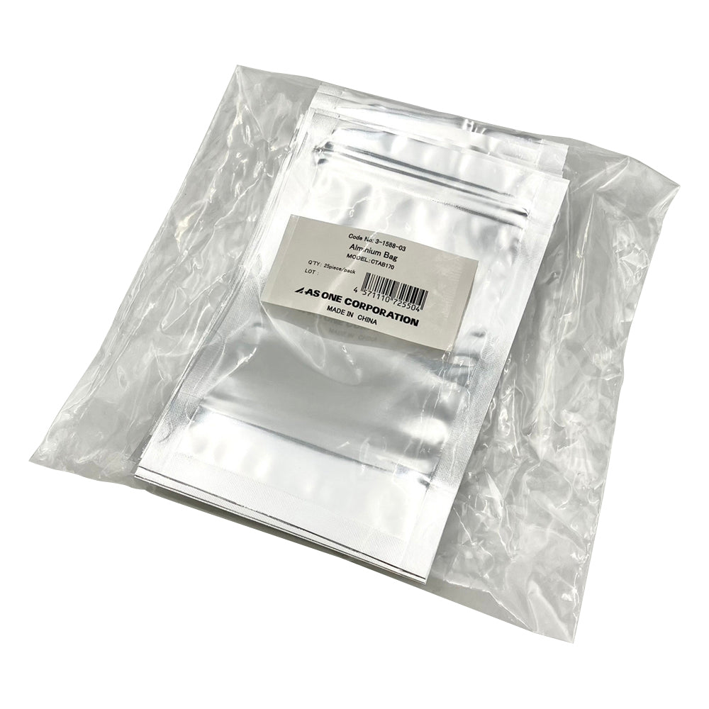自立式チャック付きアルミ袋 幅：110×チャック下：154mm 底幅33mm 1袋（25枚入）　CTAB170 1袋(25枚入)