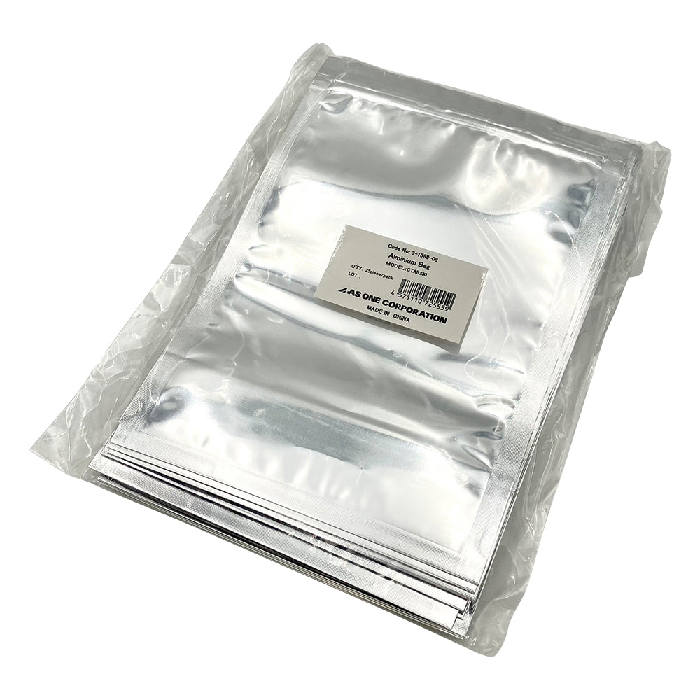 자립식 척 첨부 알루미늄 봉투 폭：160×척 아래：214mm 바닥 폭 47mm 1봉(25장입) CTAB230 1봉(25장입)