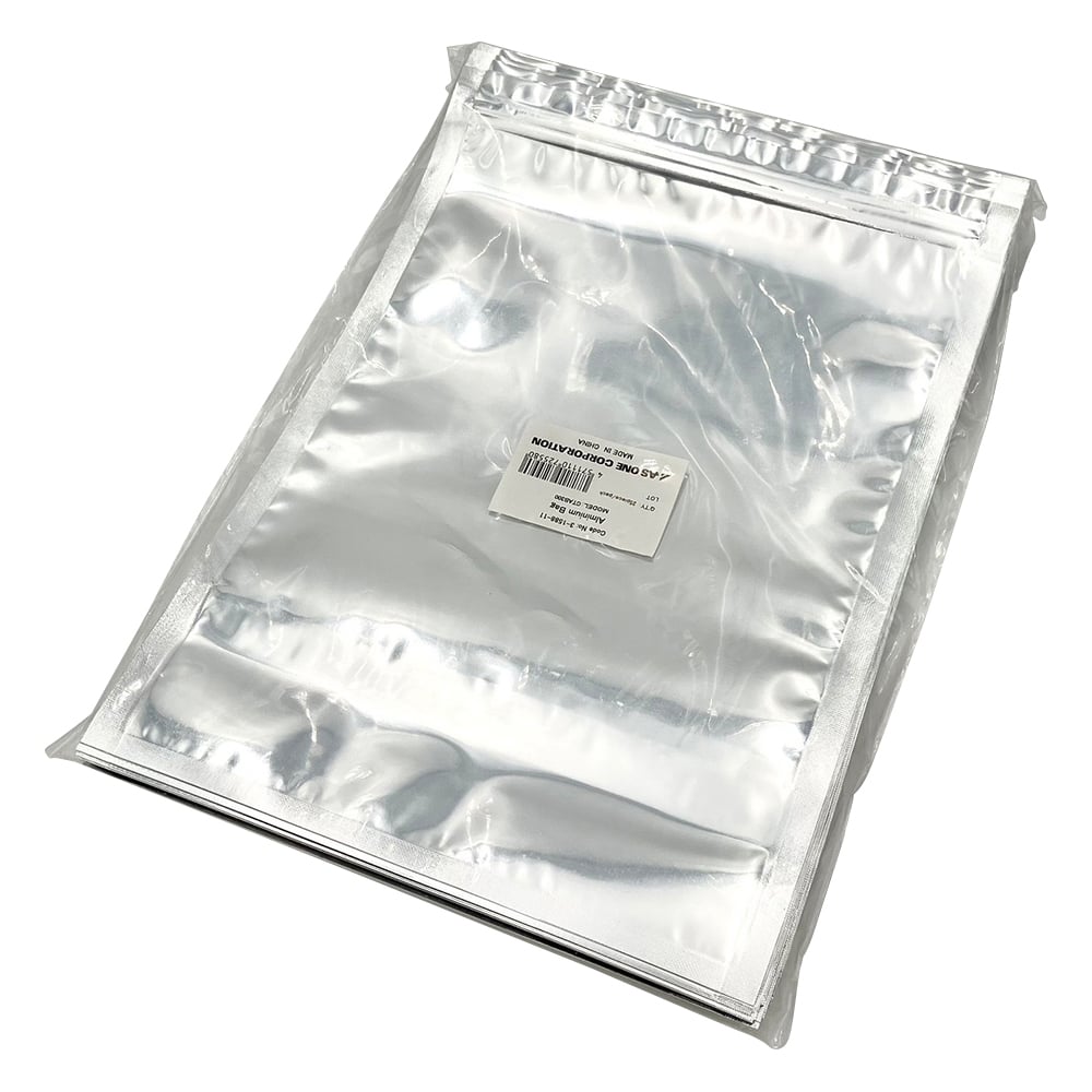 자립식 척 첨부 알루미늄 봉투 폭：220×척 아래：284mm 바닥폭 64mm 1봉(25장입) CTAB300 1봉(25장입)