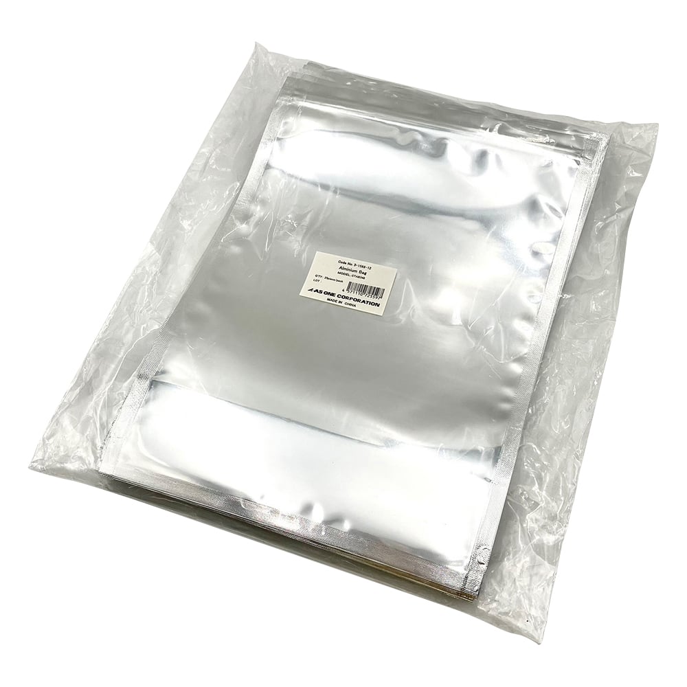 자립식 척 첨부 알루미늄 봉투 폭：240×척 밑：324mm 바닥 폭 70mm 1봉(25장입) CTAB340 1봉(25장입)