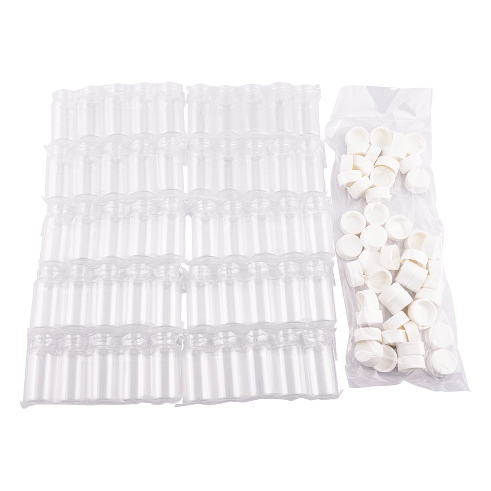 スクリューバイアル瓶　50本入　(目盛線なし・酸洗浄済)　A-20 1箱(50本入)