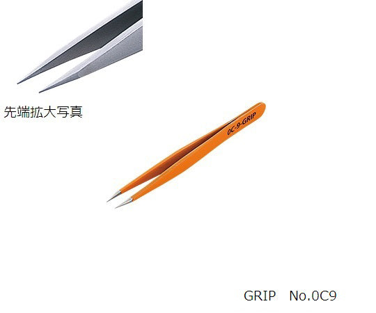 MEISTER　ピンセット　GRIP　No.0C9 1本