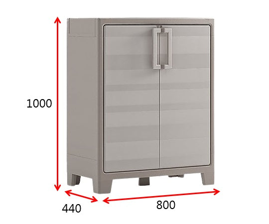 플라스틱 캐비닛(Guliver)(하단, 양 열림) 9752000 0462 12 1대