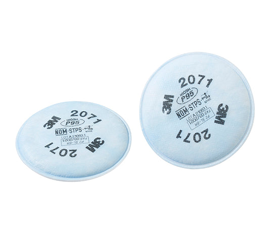 取替え式防じんマスク　防毒マスク兼用面体・３Ｍ（ＴＭ）　交換用ろ過材　2071 1組