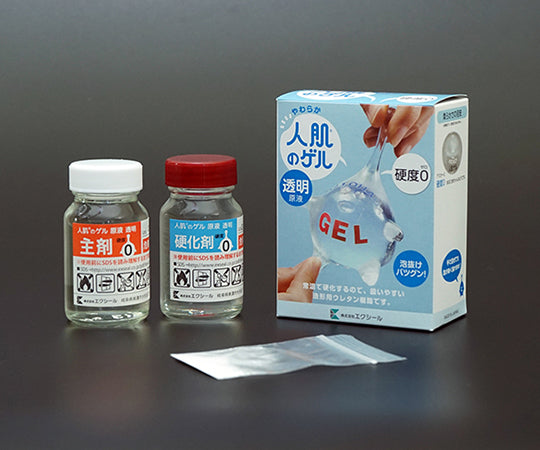 Human Skin® Gel Stock Solution (Cures at Room Temperature, Transparent) Asker C0 100g HT01-35001 1 set