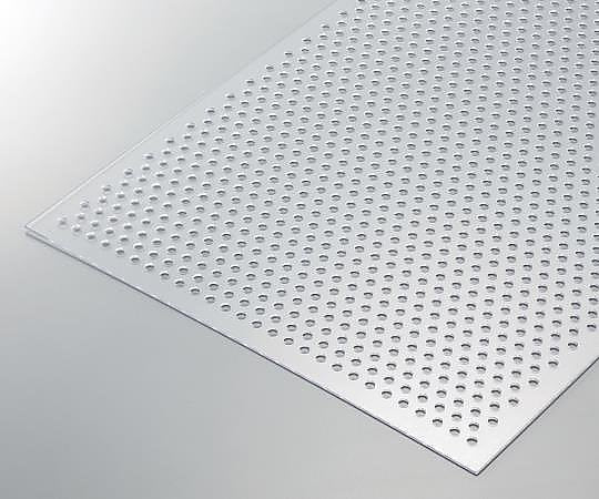 투명염 비펀칭판 φ5.0mm홀 300×450×1t EB-4335-1 1장