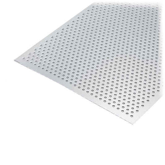 透明塩ビパンチング板　φ5.0mm穴　300×450×1t　EB-4335-1 1枚