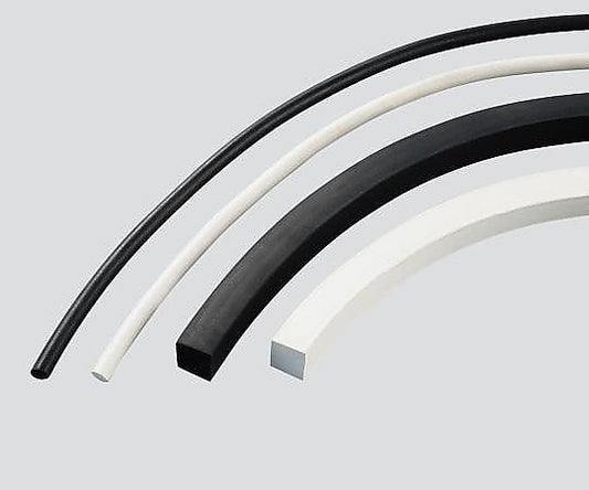 Chloroprene rubber cord, square, black, 10mm x 10mm, square-black-10x10, 1m