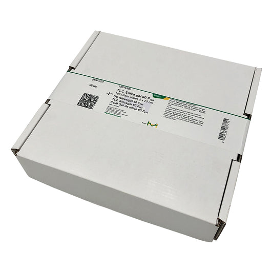 未修飾TLCプレート（蛍光指示薬F254） 50×200 ガラス 1箱（100枚入）　1.05714.0001 1箱(100枚入)