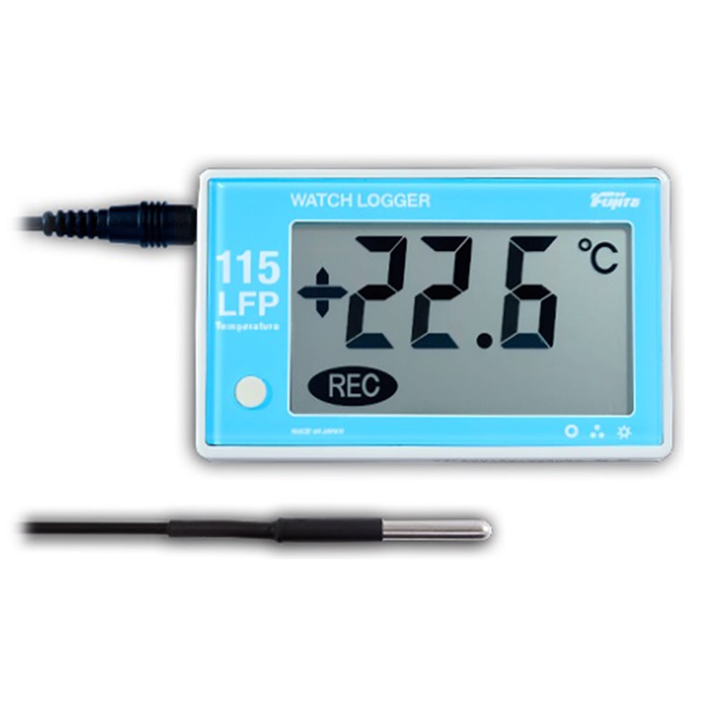 フリーザー用データロガー 本体・温度センサー外付型　KT-115LFP 1個