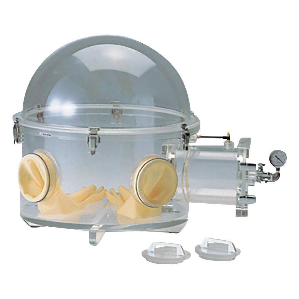 Dome-shaped acrylic vacuum glove box DV type 1 unit