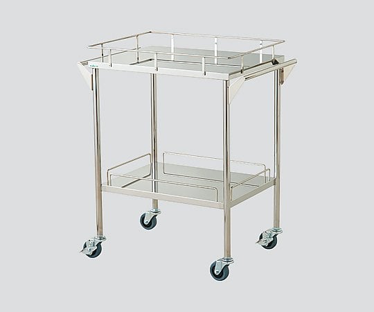 Stainless steel green cart (silent type) 2-tier 720 x 450 x 835 mm SS-2S 1 unit