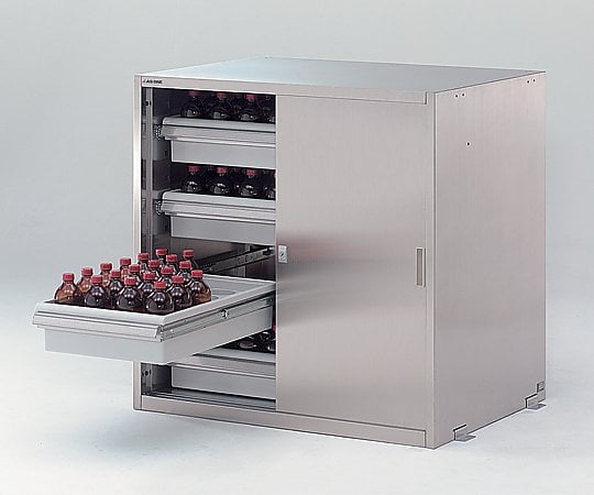 Earthquake-resistant stainless steel medicine cabinet (SUS430) WN-990S4 1 unit