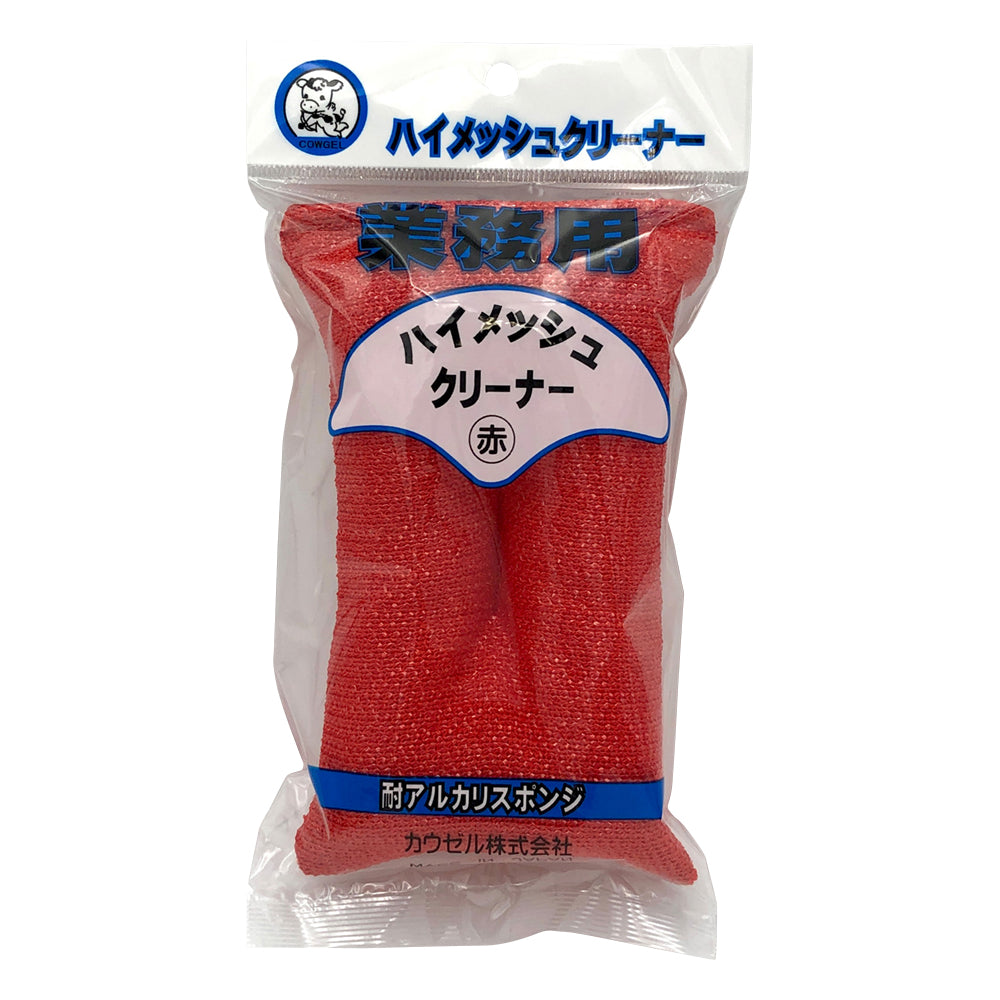 High mesh cleaner, red, 160 x 80 x 35 mm, 1 piece