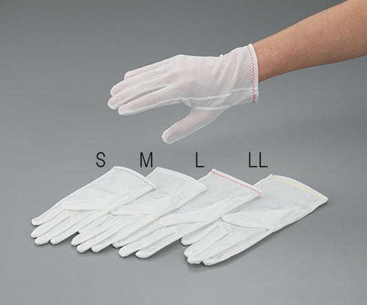 防塵手袋　M　白　10双入　No.3921-M 1袋(10双入)