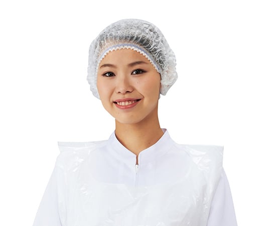 Disposable Color Mob Caps, White, 100 pieces, D93110(W) 1 bag (100 pieces)